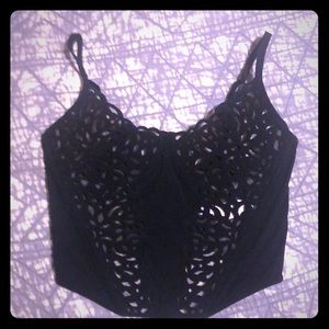 Victoria’s Secret black corset